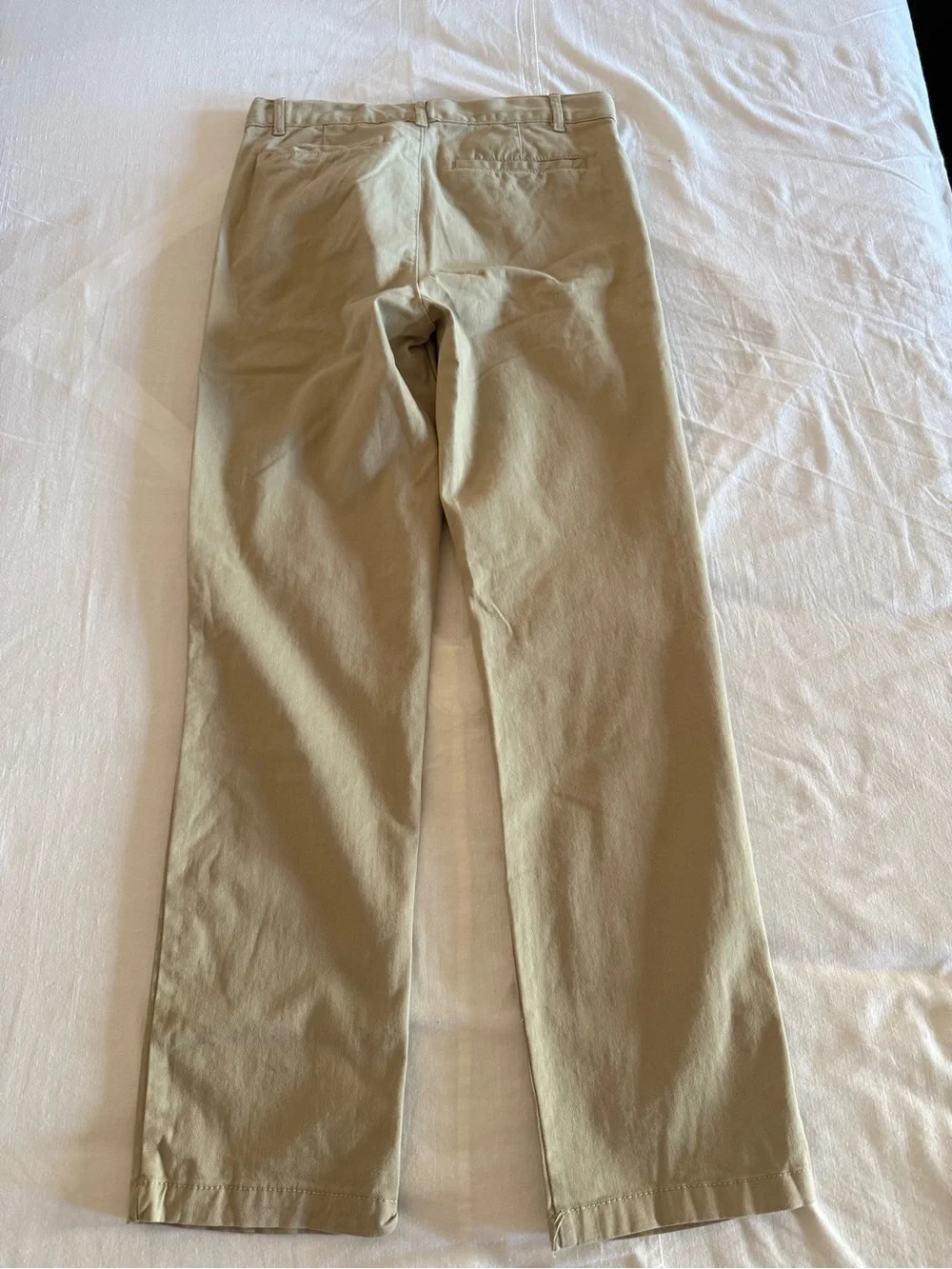 The Childrens Place Boys Khaki Tan Stretch Chino Pants Uniform Trousers Size 12